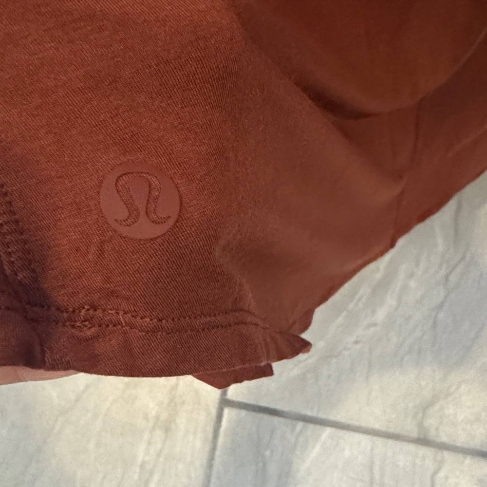 lululemon athletica Long Sleeve modal Top in Rich Rust - Picture 4 of 4